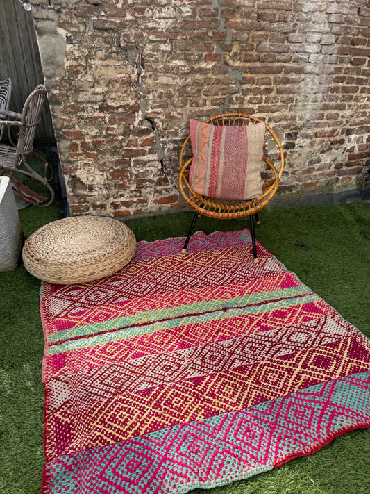 Handgeweven kleed uit Andes Peru 130x140cm