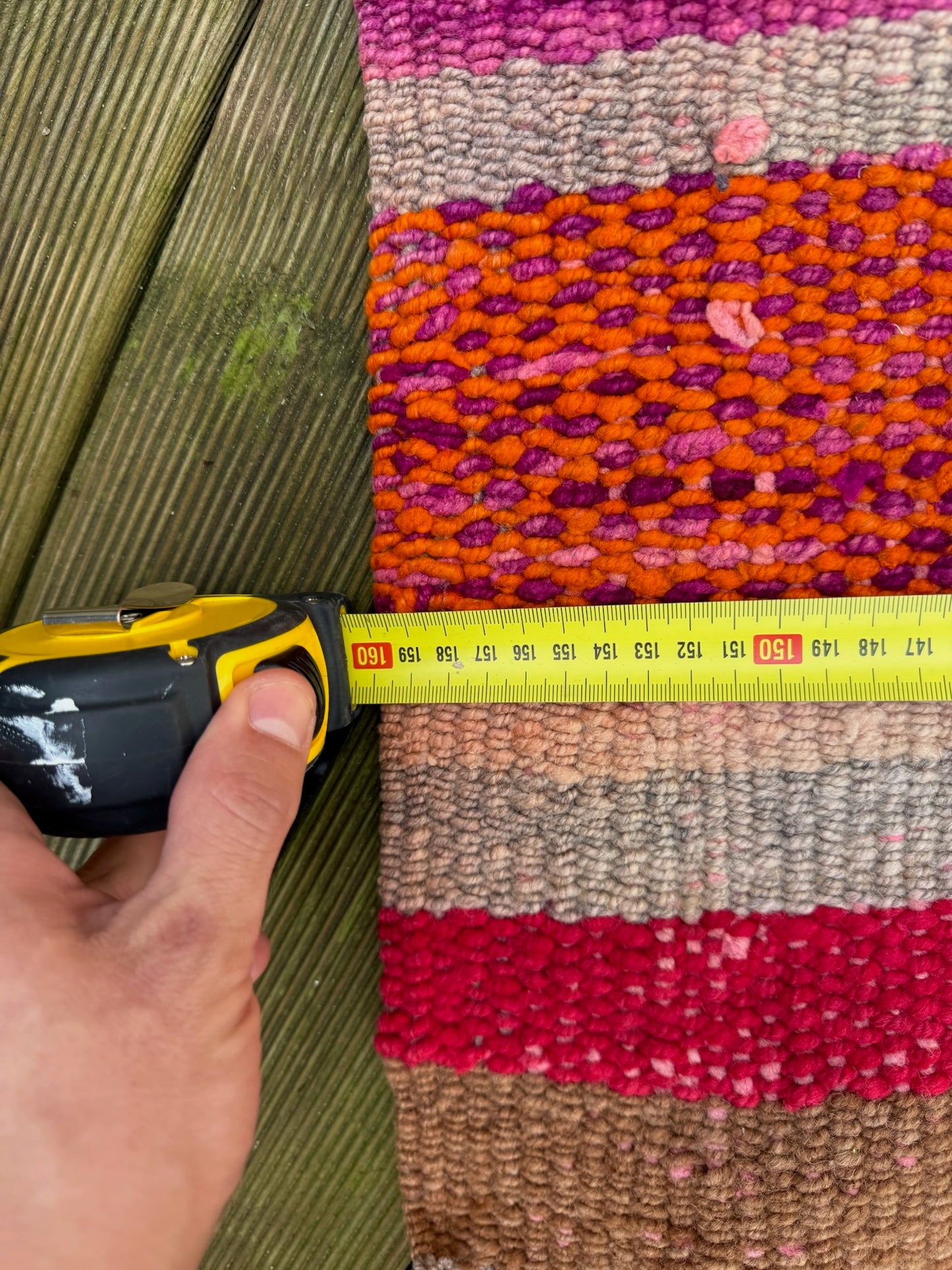 Handgeweven kleed uit Andes Peru 140x160 cm