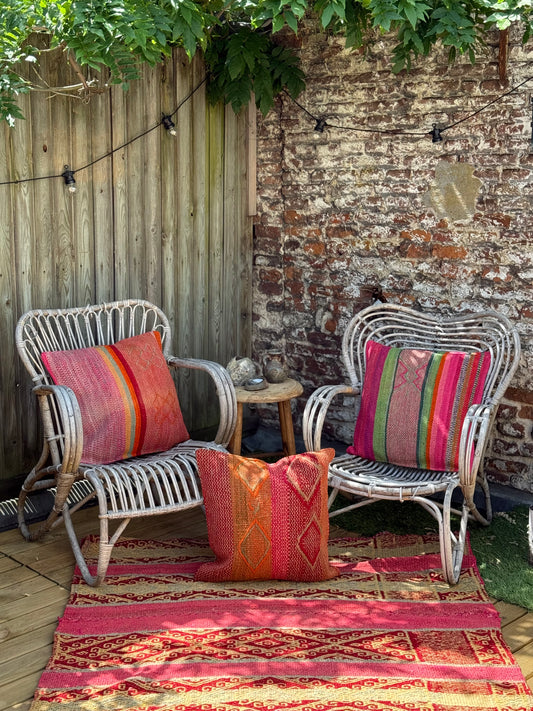 Uniek sierkussen uit Andes Peru 50x50 cm