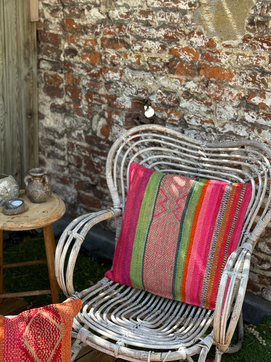 Uniek sierkussen uit Andes Peru 50x50 cm