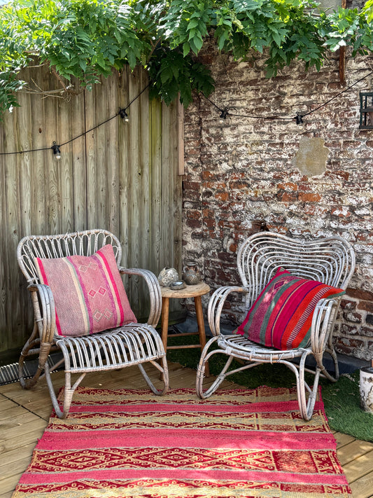 Uniek sierkussen uit Andes Peru 50x50 cm