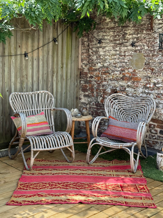 Uniek sierkussen uit Andes Peru 33x50 cm