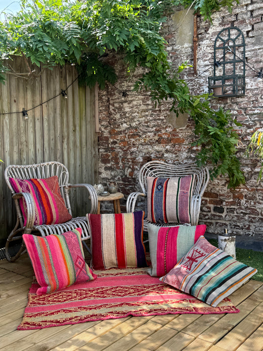 Uniek sierkussen uit Andes Peru 50x50 cm