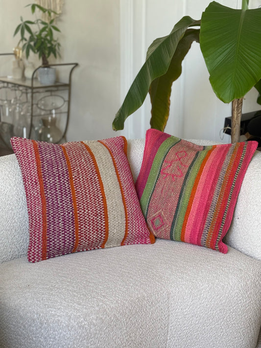 Uniek sierkussen uit Andes Peru 50x50 cm