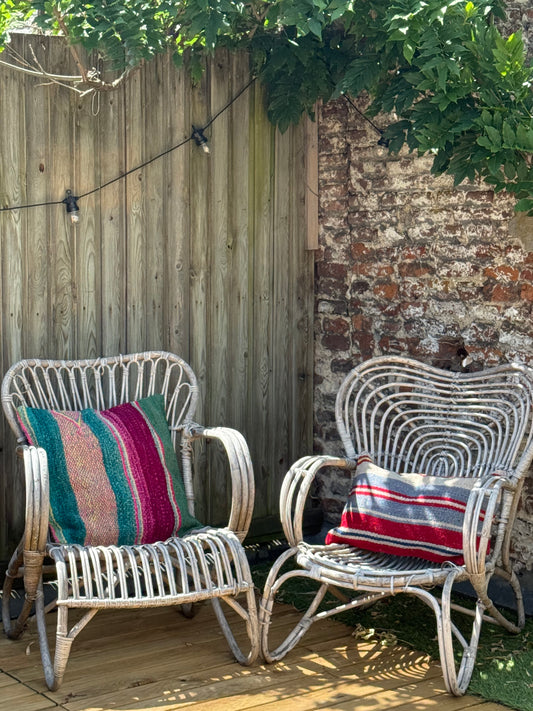 Uniek sierkussen uit Andes Peru 33x50 cm