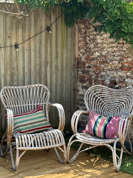 Uniek sierkussen uit Andes Peru 33x50 cm