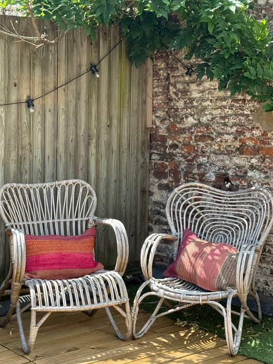 Uniek sierkussen uit Andes Peru 33x50 cm