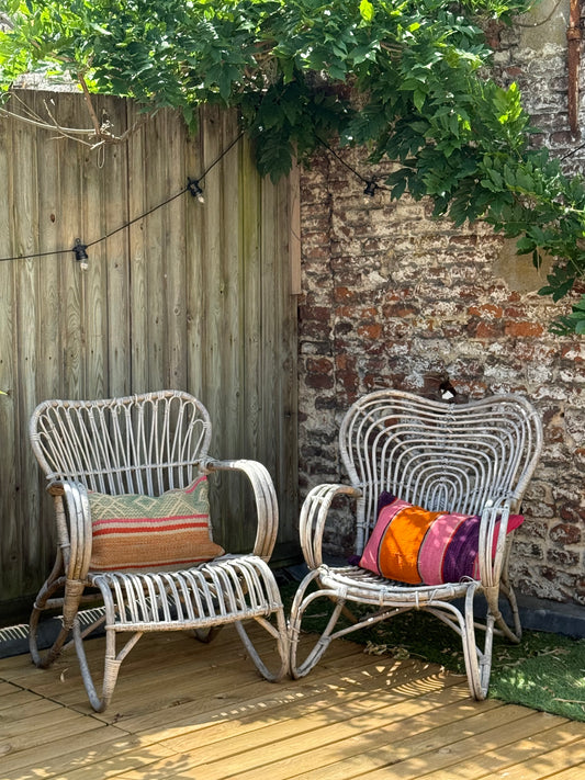 Uniek sierkussen uit Andes Peru 33x50 cm