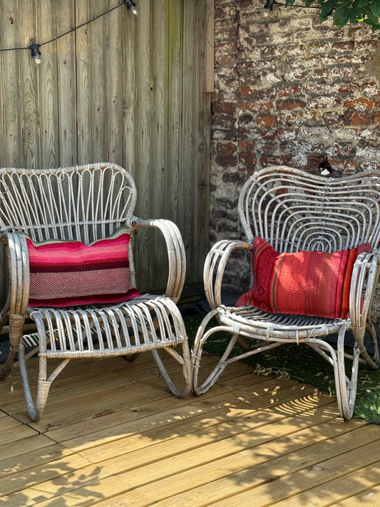 Uniek sierkussen uit Andes Peru 33x50 cm