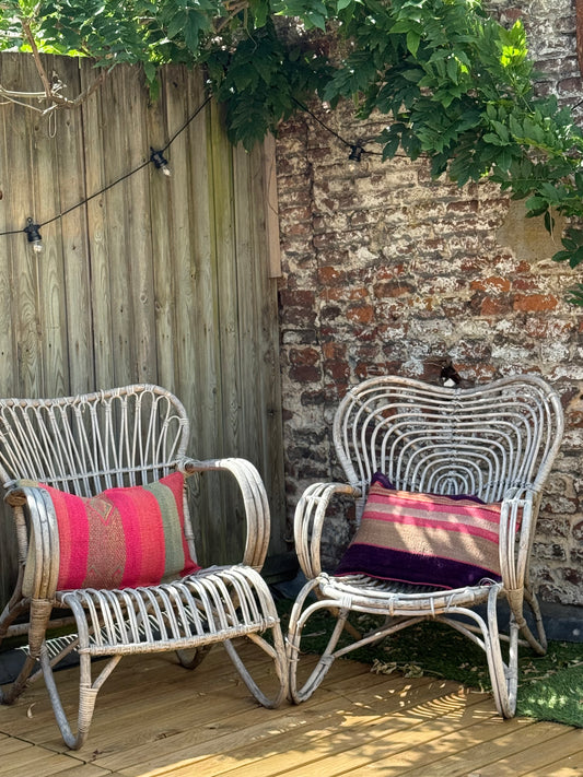 Uniek sierkussen uit Andes Peru 33x50 cm