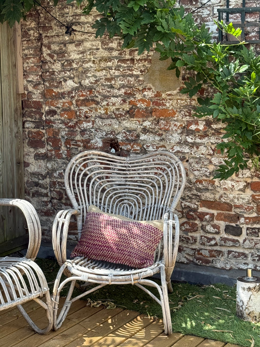 Uniek sierkussen uit Andes Peru 33x50 cm