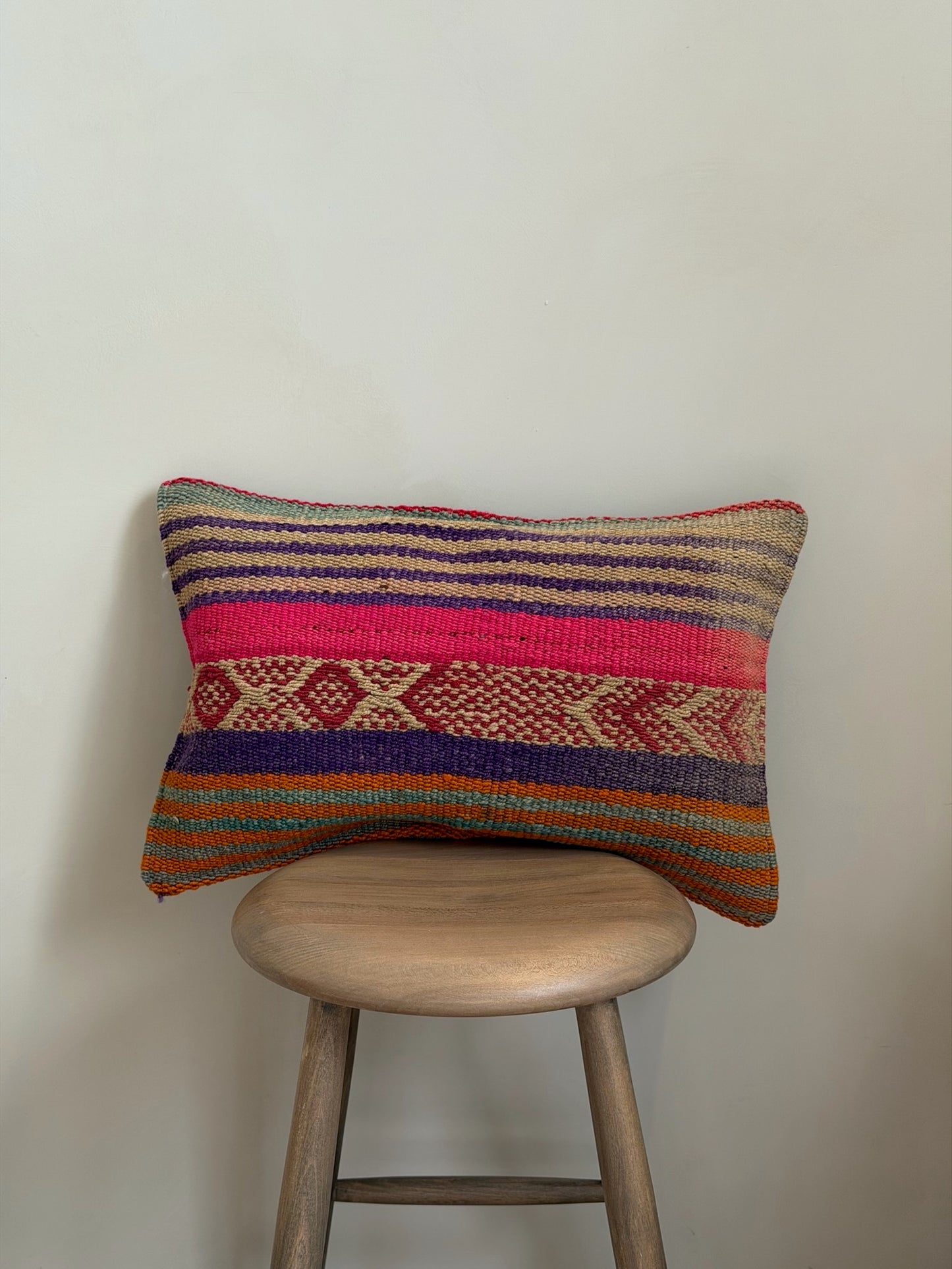 Uniek sierkussen uit Andes Peru 33x50 cm