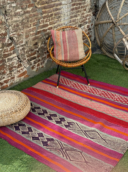 Handgeweven kleed uit Andes Peru 156x160 cm