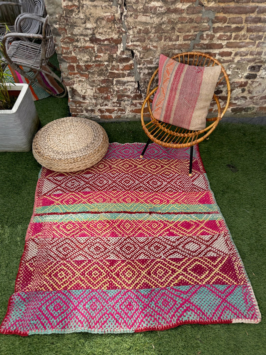 Handgeweven kleed uit Andes Peru 130x140cm