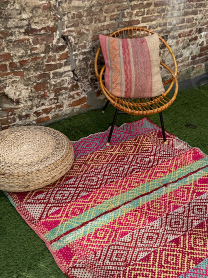 Handgeweven kleed uit Andes Peru 130x140cm