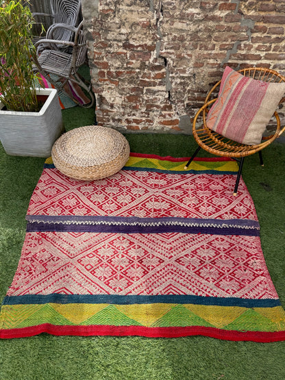 Handgeweven kleed uit Andes Peru 138x138 cm