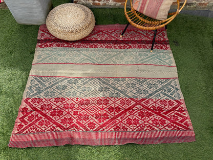 Handgeweven kleed uit Andes Peru 160x149 cm