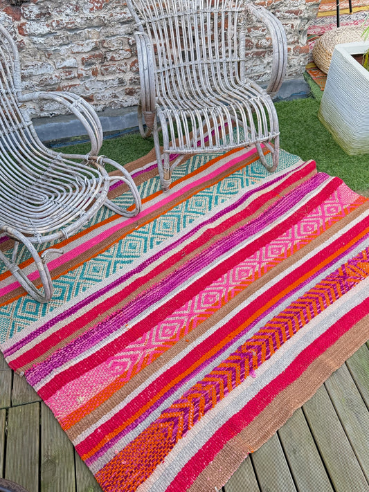 Handgeweven kleed uit Andes Peru 140x160 cm