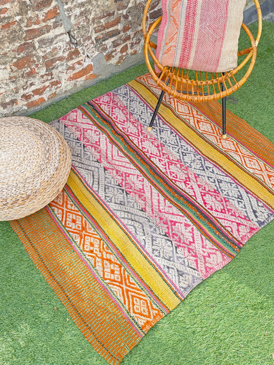 Handgeweven kleed uit Andes Peru 122x138 xm