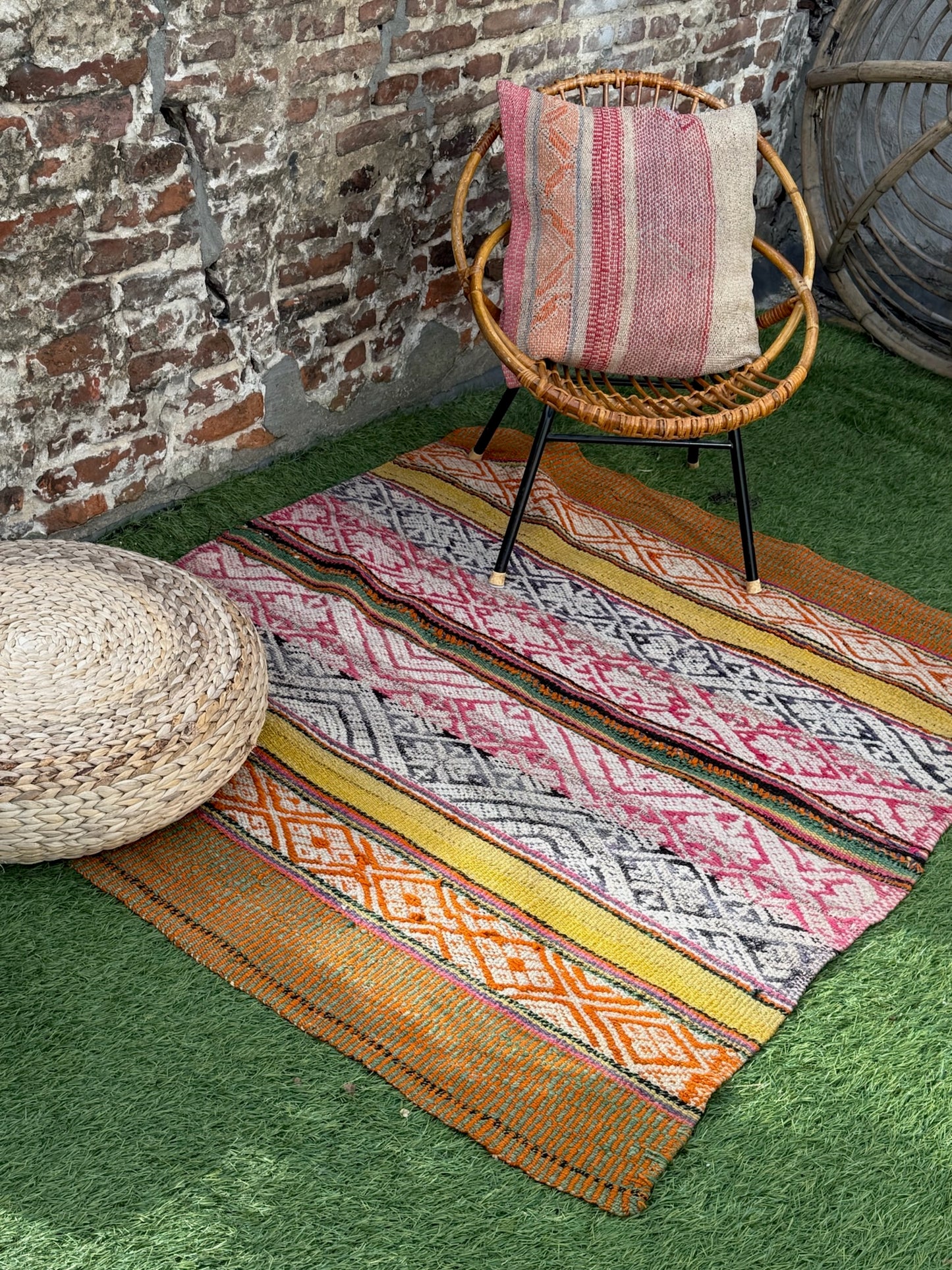 Handgeweven kleed uit Andes Peru 122x138 xm