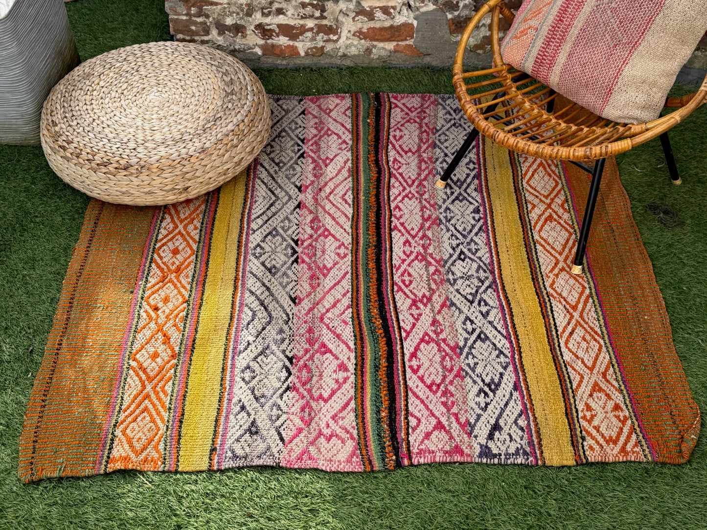 Handgeweven kleed uit Andes Peru 122x138 xm