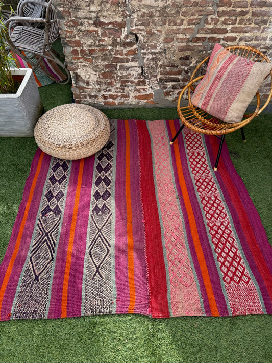 Handgeweven kleed uit Andes Peru 156x160 cm