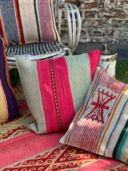 Uniek sierkussen uit Andes Peru 50x50 cm