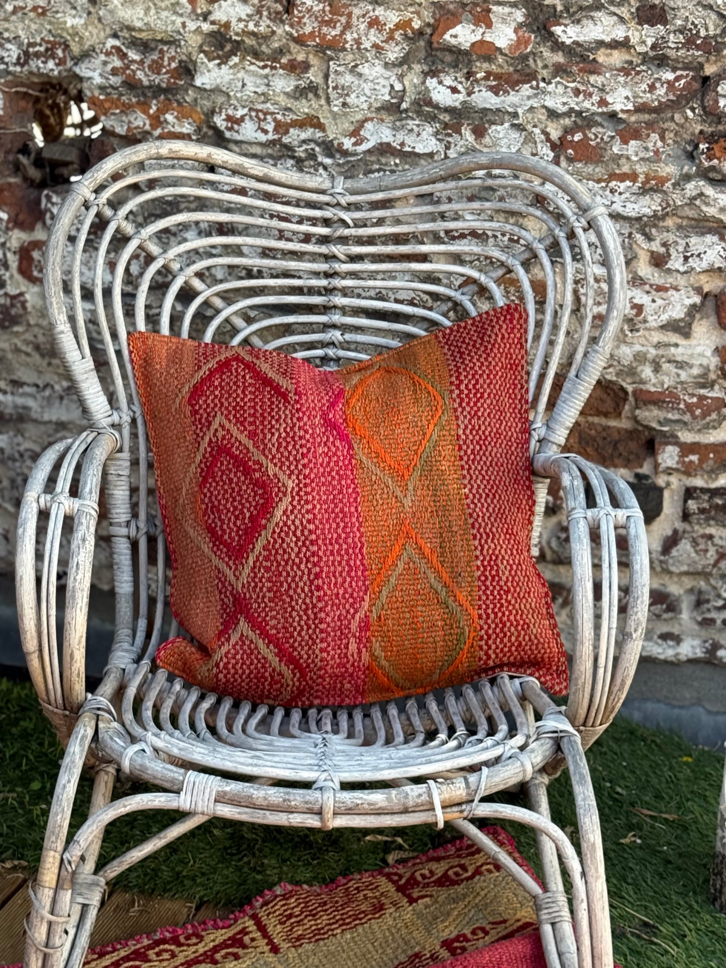 Uniek sierkussen uit Andes Peru 50x50 cm