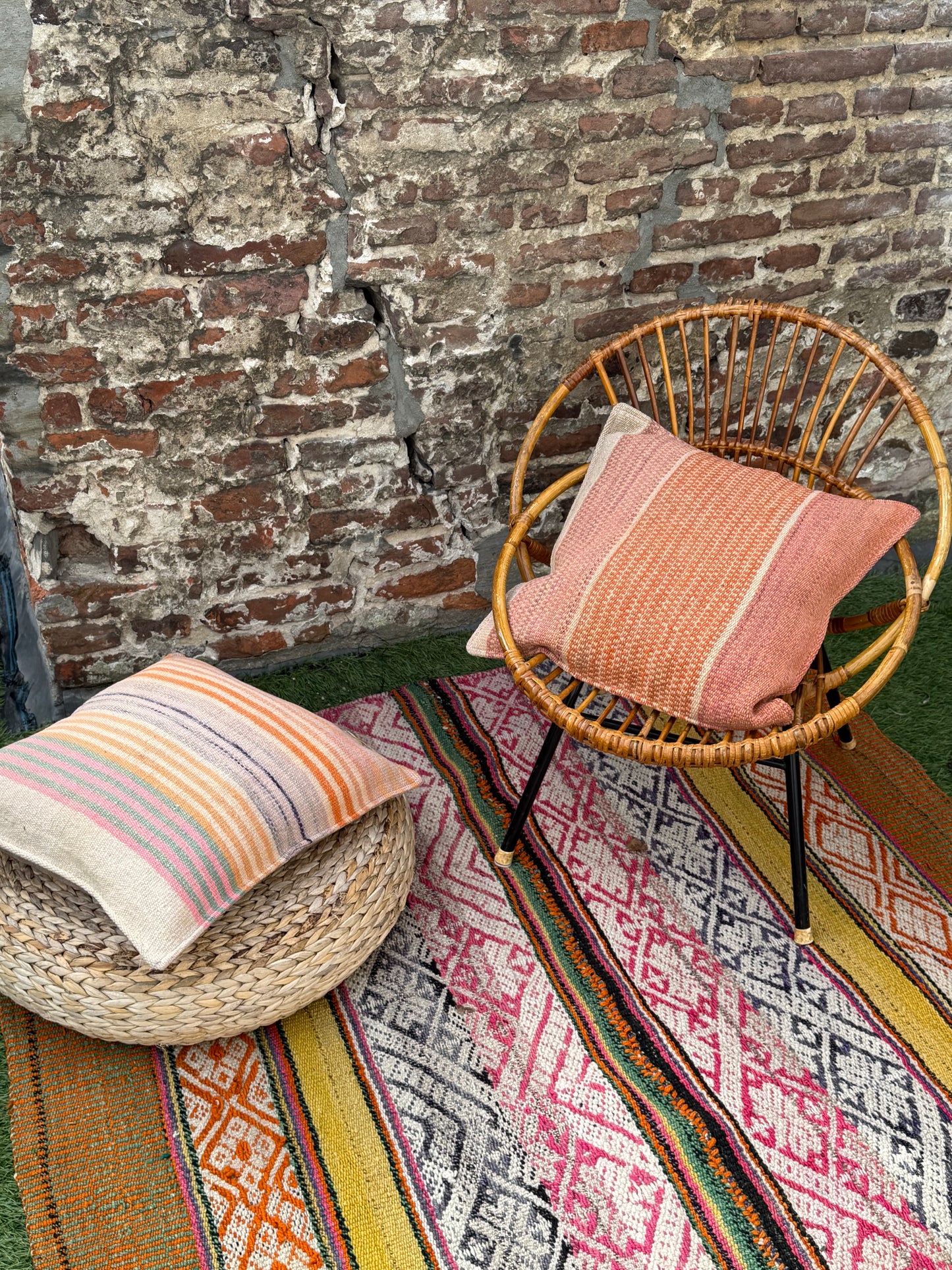 Uniek sierkussen uit Andes Peru 50x50