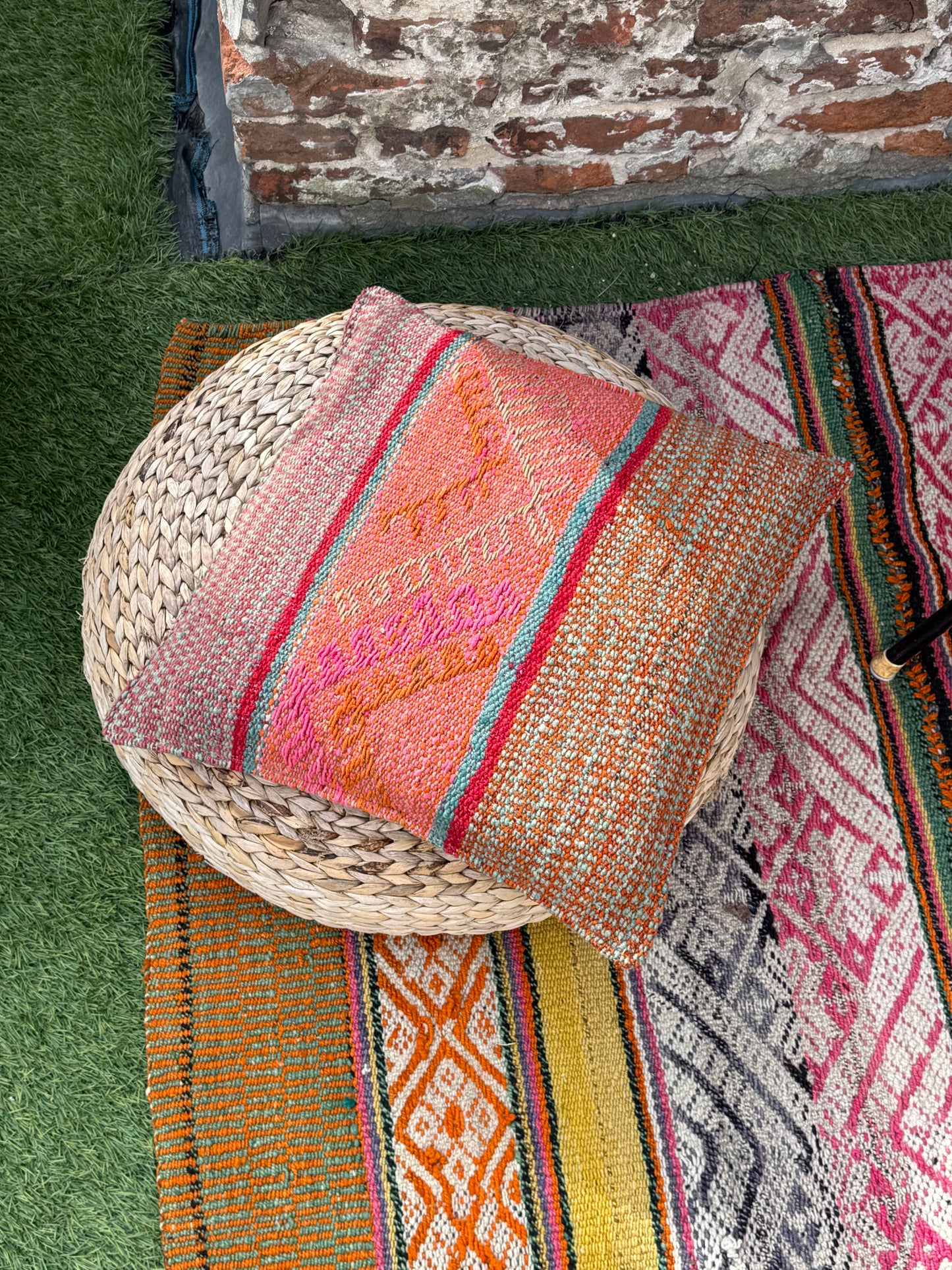 Uniek sierkussen uit Andes Peru 50x50